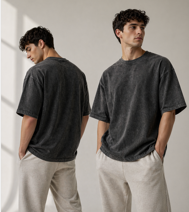 CUSTOMIZED ACID-WASHED TEE